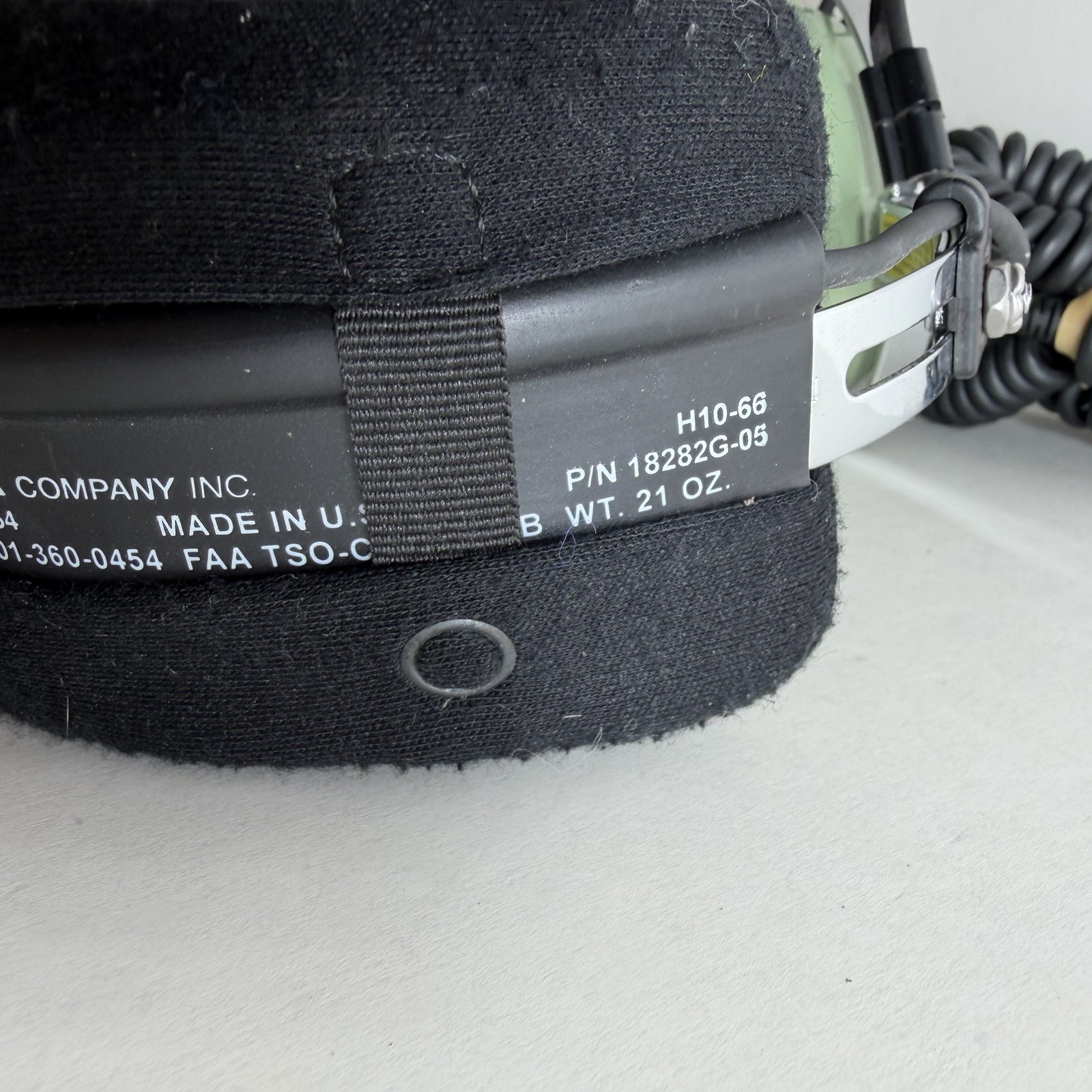 David Clark Aviation Pilot Headset Model H10-66 Excellent Tested