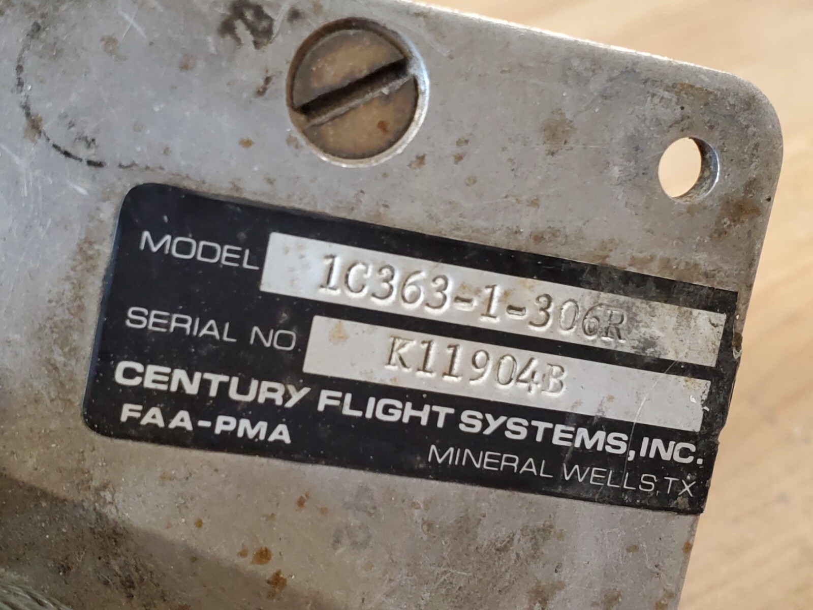 Servo Century Edo-Aire Mitchell P/N 1C363-1-306R