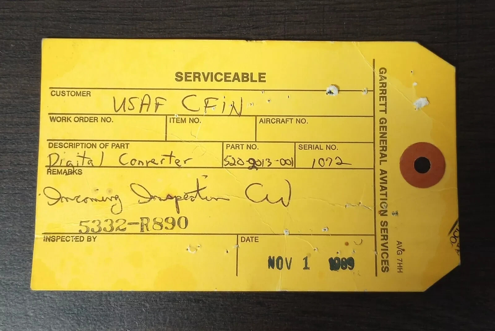 520-2013-001 – Aeronetics Digital Converter Unit DCU-201D – Serviceable