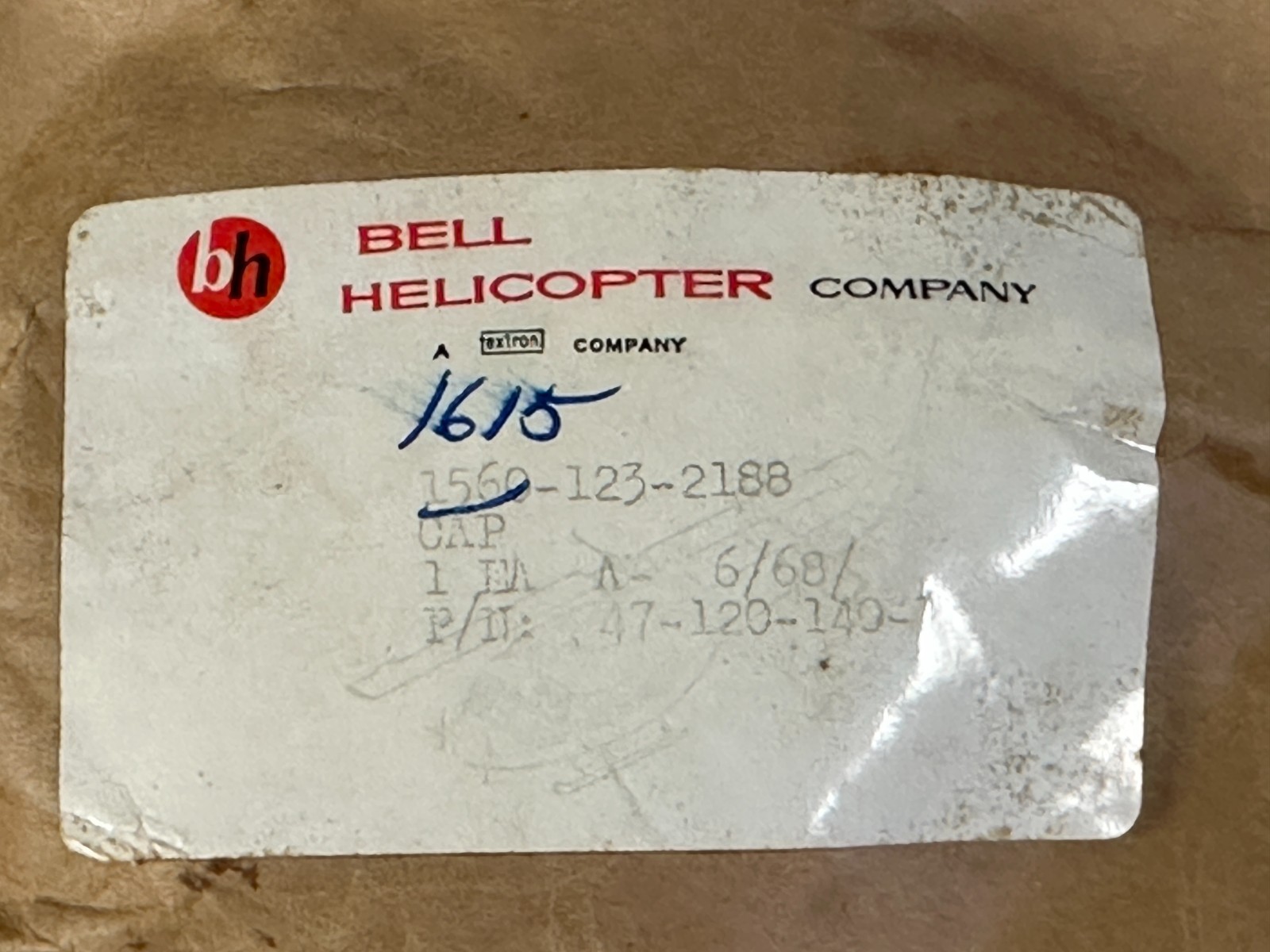 Lot Of 10 Ea Bell 47 Helicopter Bearing Cap P/N 47-120-140-1 SA 047-120-140-001