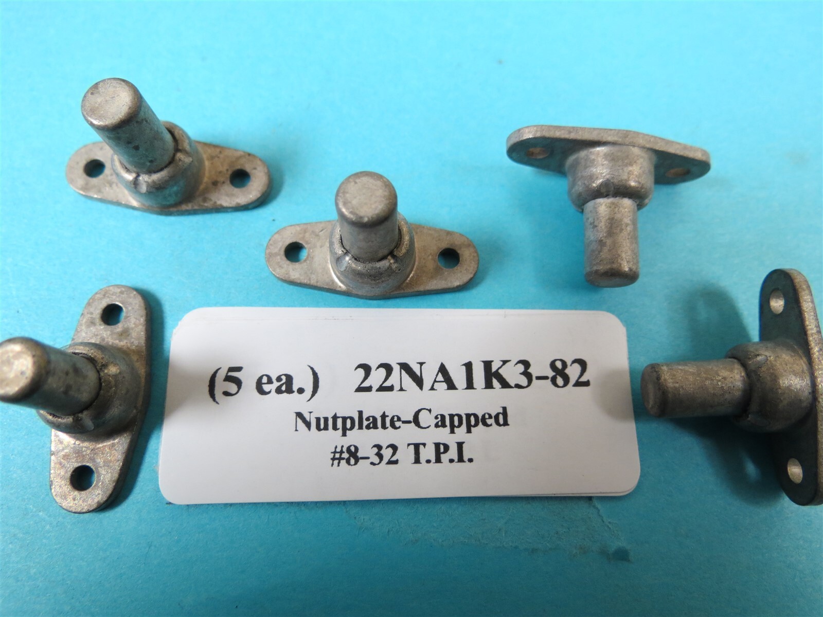 #8-32 High Capped 2-Lug Nutplate 22NA1K3-82 Hawker Beechcraft Aircraft (5)