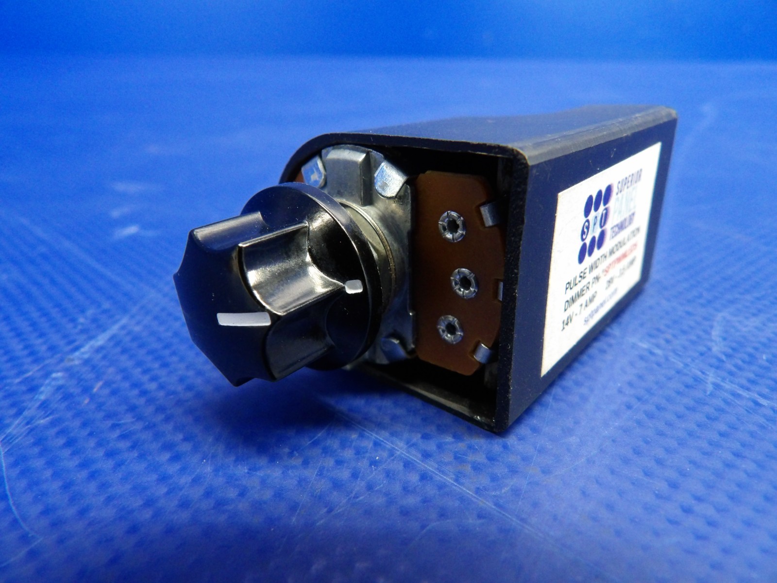 Diamond LED Dimmer w Off Switch & Rheostat 14/28V SPTPWMLEDS TESTED (0626-1422)