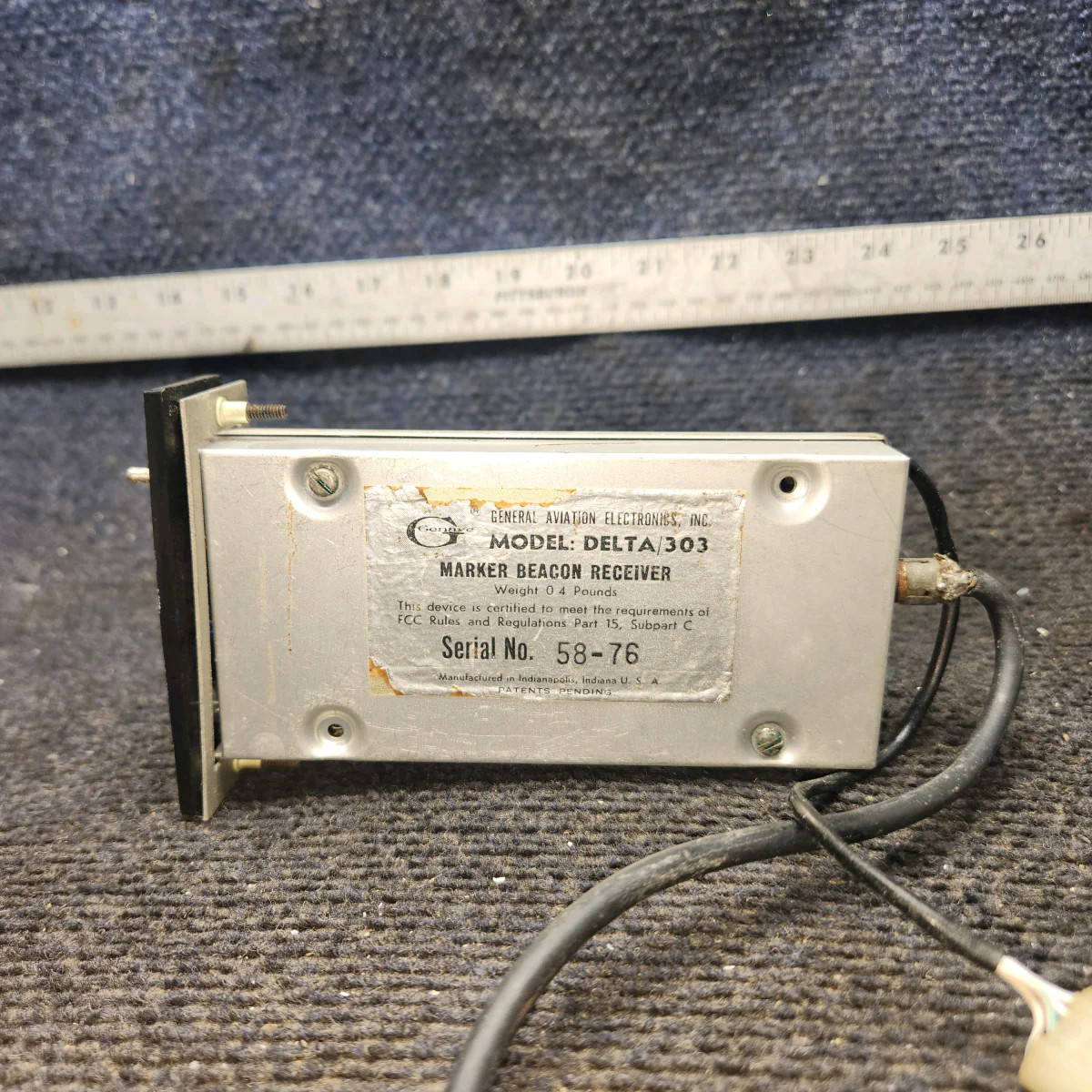 DELTA/303 | Genave | Piper PA-28-140 | Marker Beacon Receiver