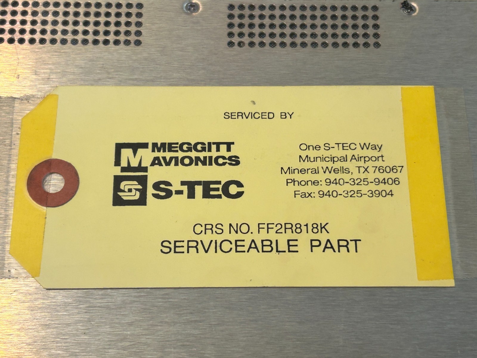 S-TEC SYSTEM 55X AUTOPILOT COMPUTER 28V P/N 01192-0-2TF WITH TRAY AND CONNECTORS