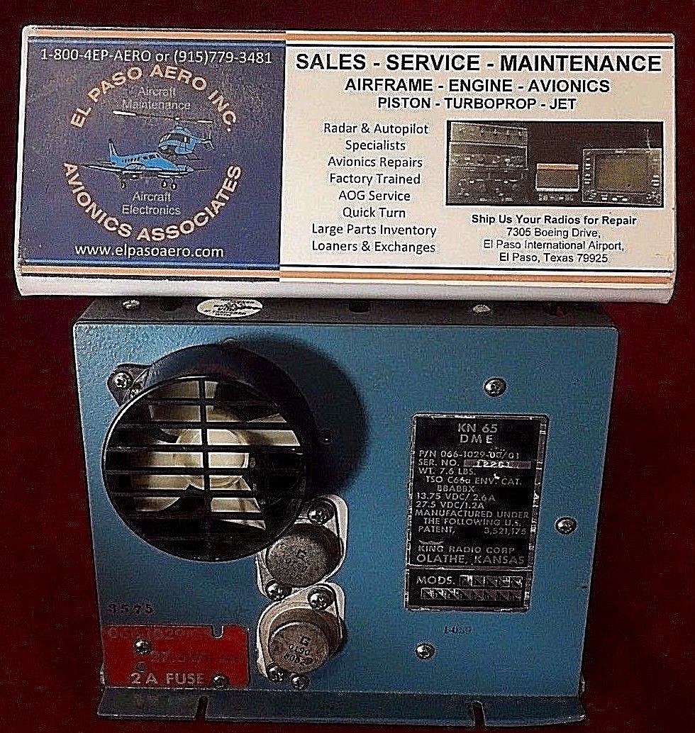 Bendix/King DME KN-65 RT P/N 066-1029-00/01 EXCHANGE: $895