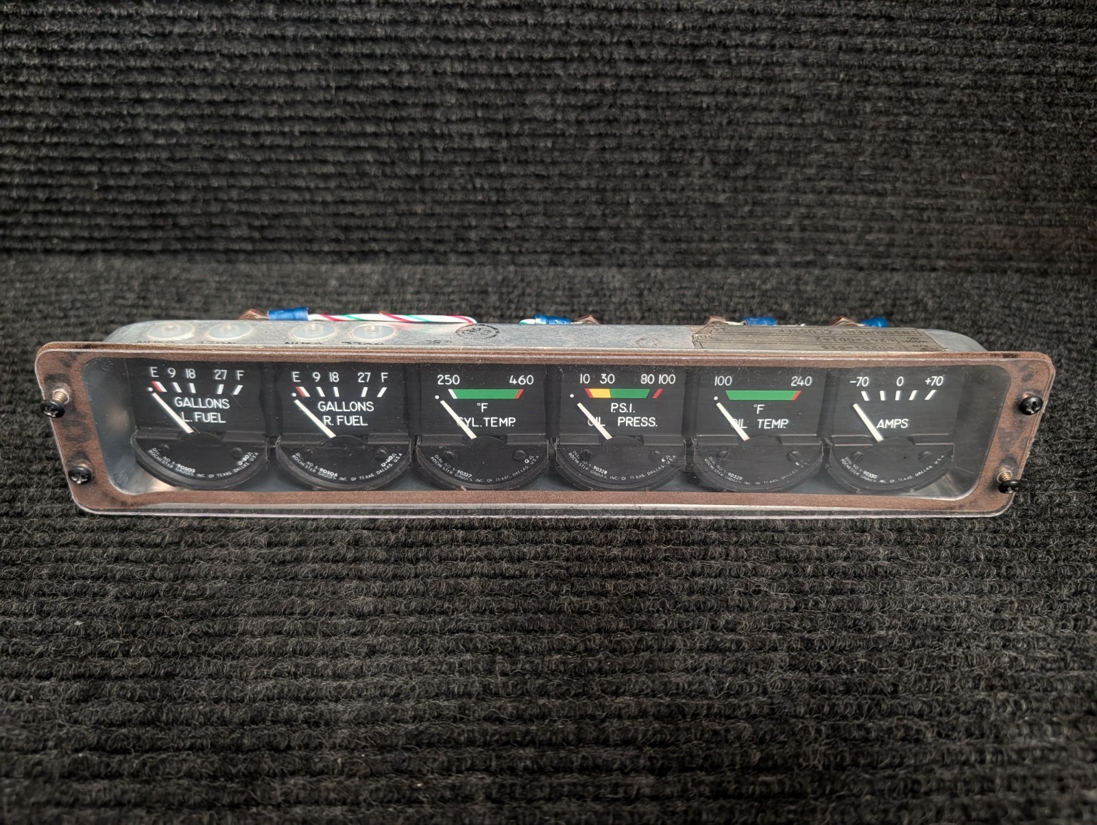 Rochester Instrument Cluster (Mooney M20K), Part# 640281-515