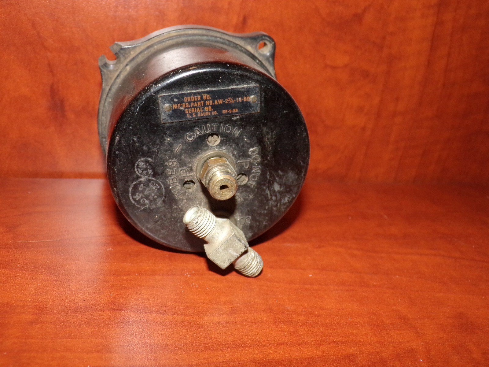 Vintage Aircraft US Gauge Airspeed Indicator AW-2 3/4-18-BD