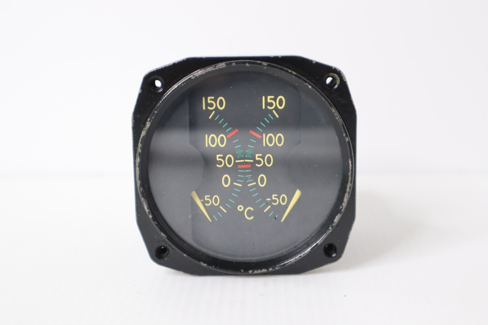 Lewis Engineering 77B36N Dual Temperature Indicator AN5795-6 (12 or 24 VDC)