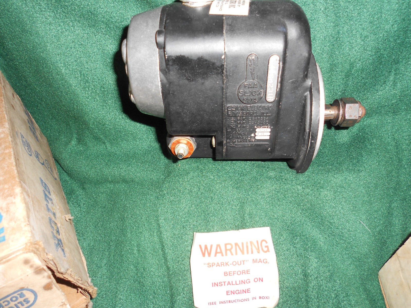 SLICK AIRCRAFT MAGNETO, REMANUFACTURED (NOS) MODEL 4050 L/H