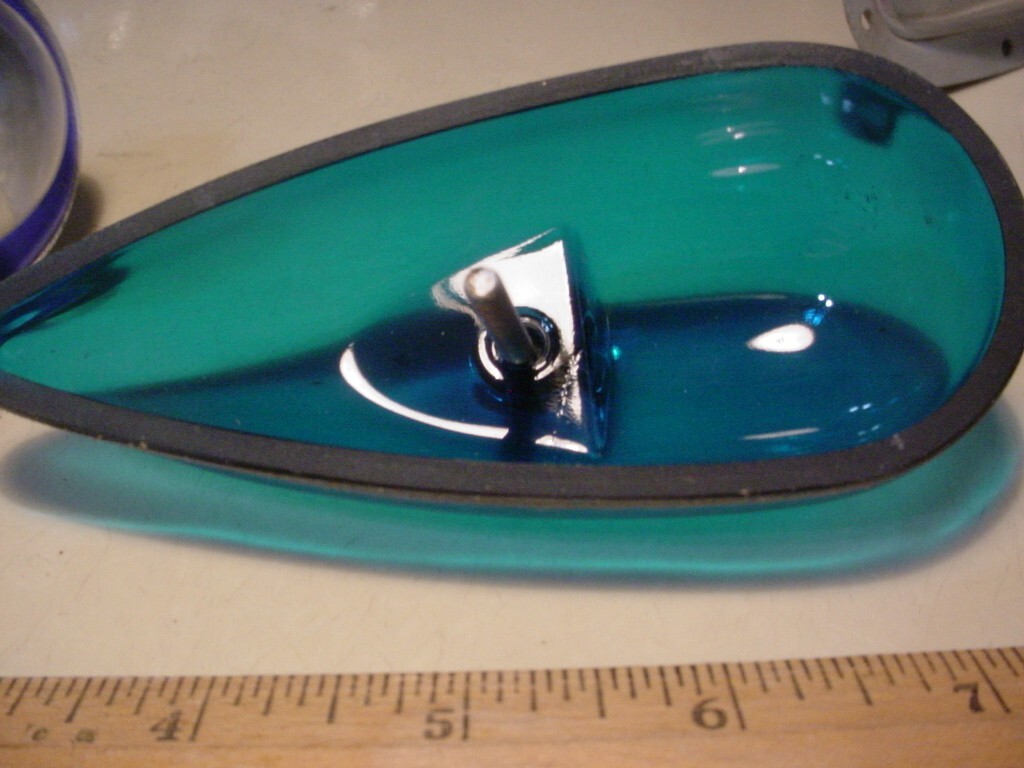 Grimes A-4174 vintage blue recognition light 24vdc
