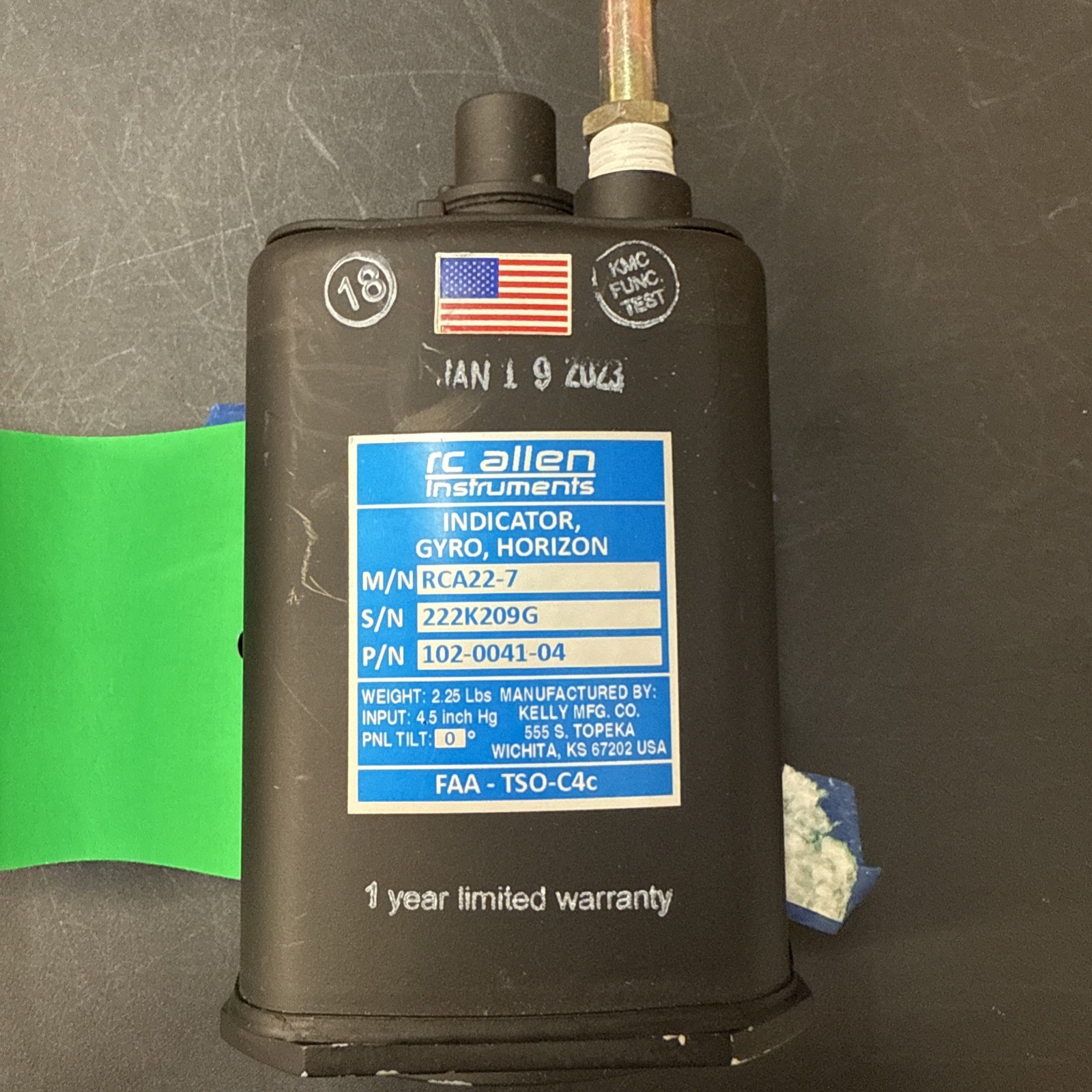 Horizon Attitude Indicator 102-0041-04