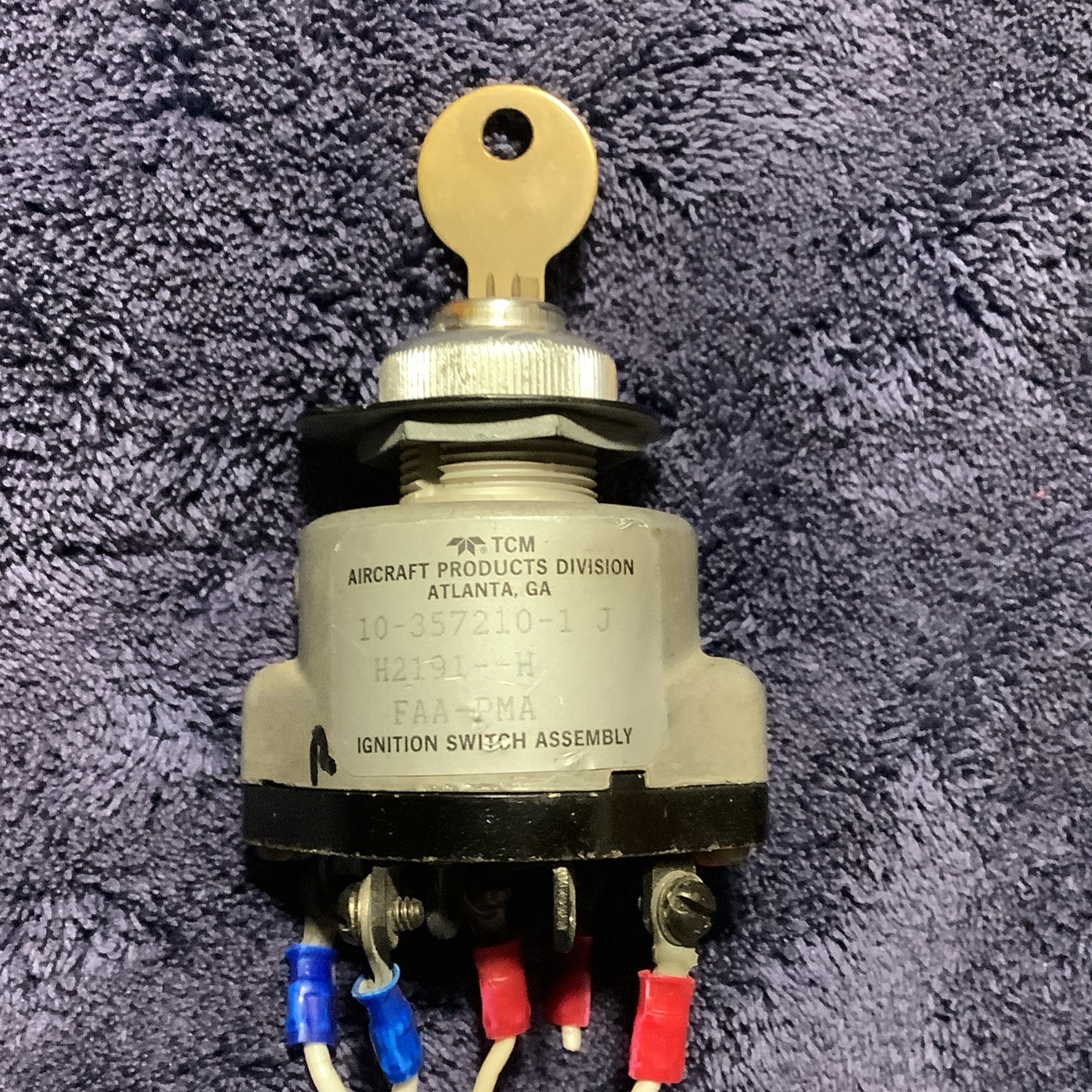 TCM Aircraft Products Ignition Switch 10-357210-1