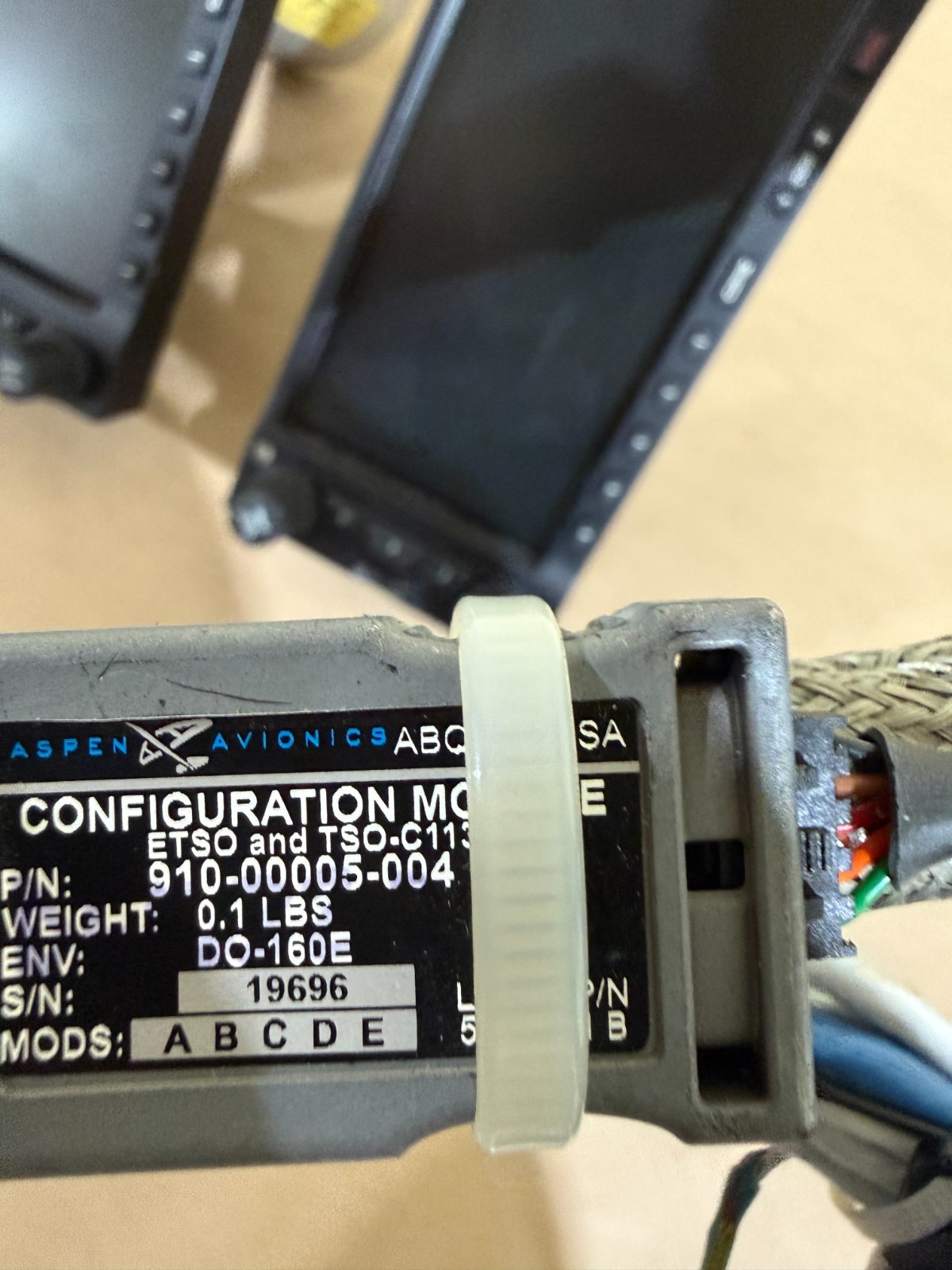 Aspen EFD-1000 Multifunction Flight Display P/N 910-00001-002 w/ Configuration