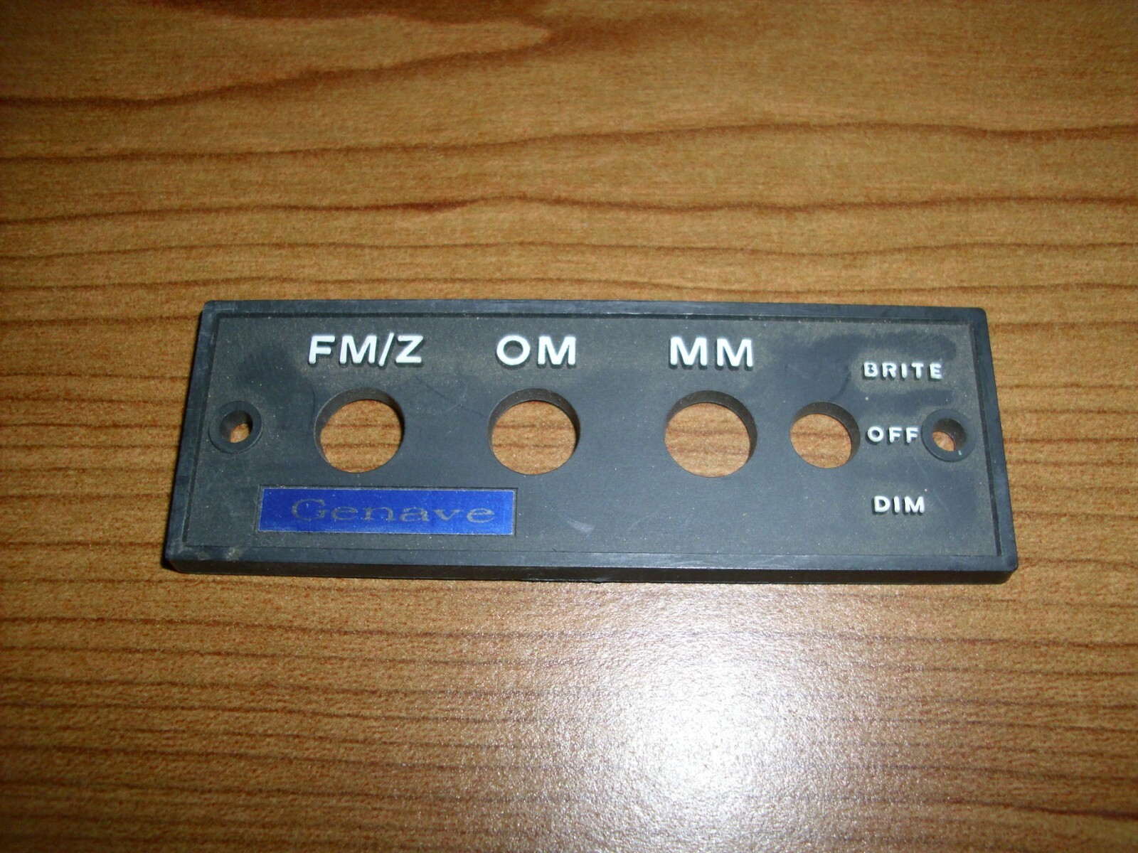 Genave Airplane Marker Beacon Delta 303 Face Plate (horizontal)