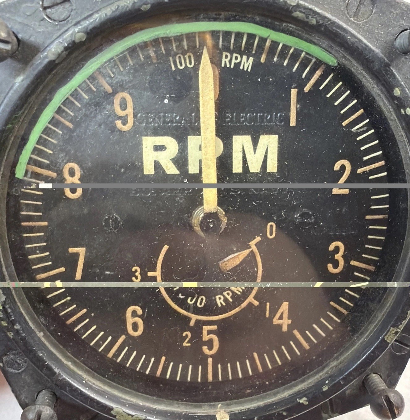 General Electric BU. Aero Us Navy Vintage Tachometer Indicator