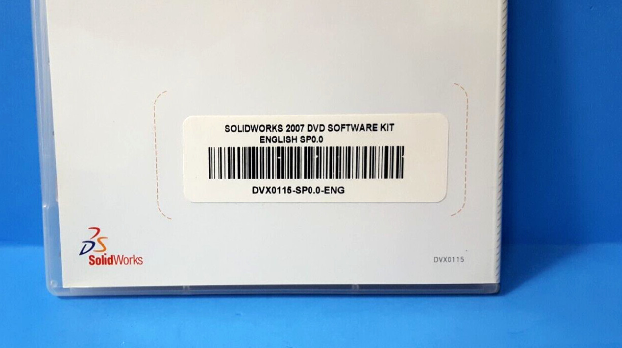 SolidWorks 2007 DVD/CD Software Kit, DVX0115, SOLIDWORKS, Kit 1 & Kit 2