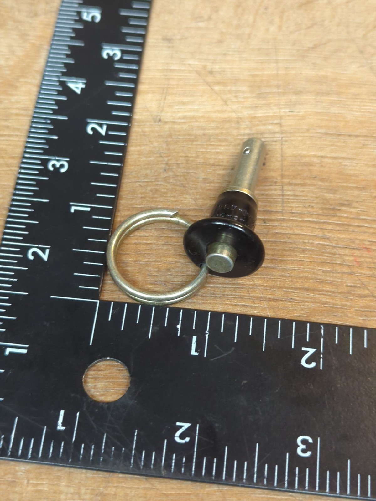 (1) 1/4″ X 1/2″ GRIP , Steel AVIBANK BALL LOCK QUICK RELEASE PIN