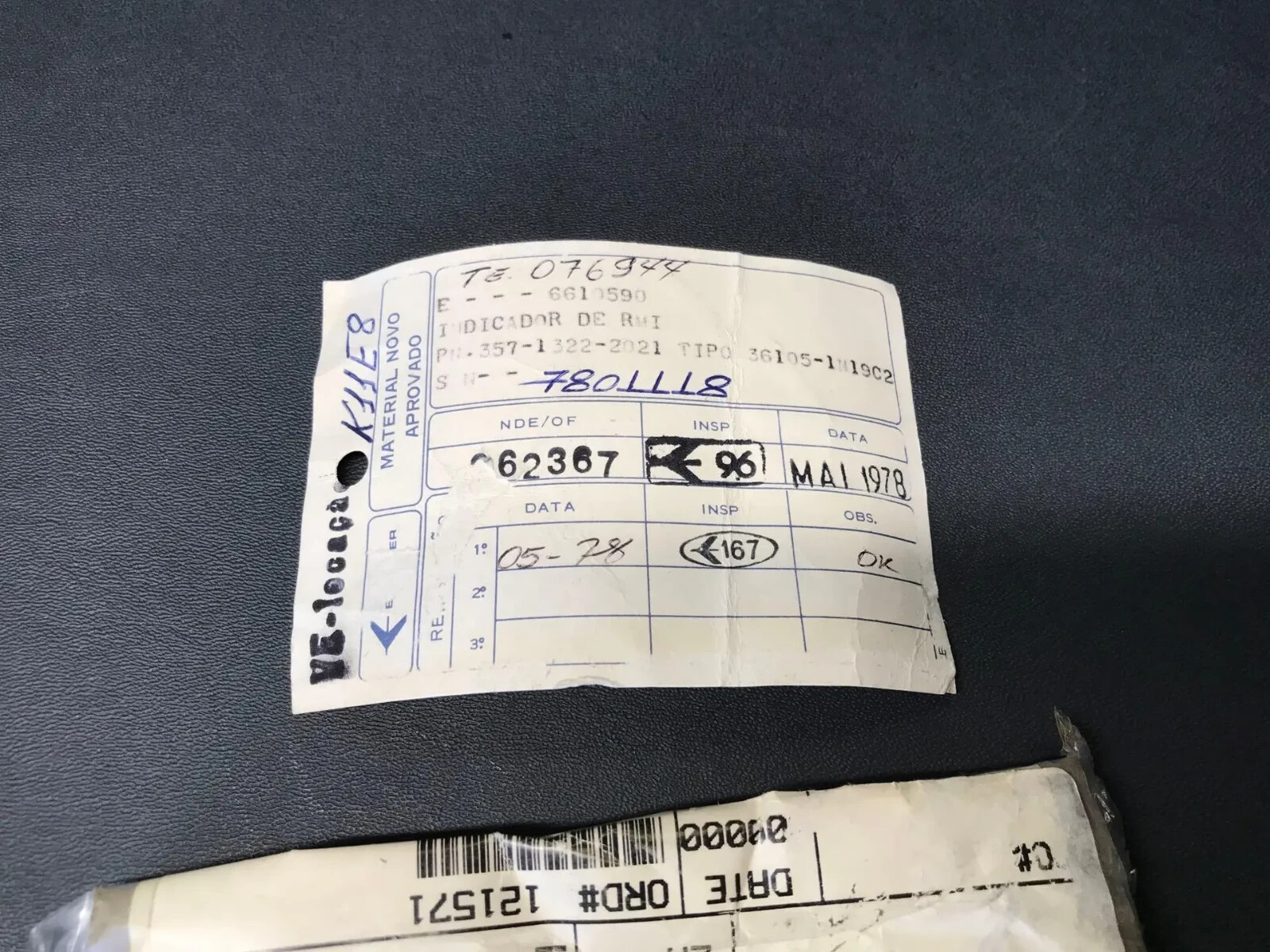 BENDIX 36105-1N-19-02 RADIO MAGNETIC COMPASS INDICATOR 3571322-2021 NEW SURPLUS