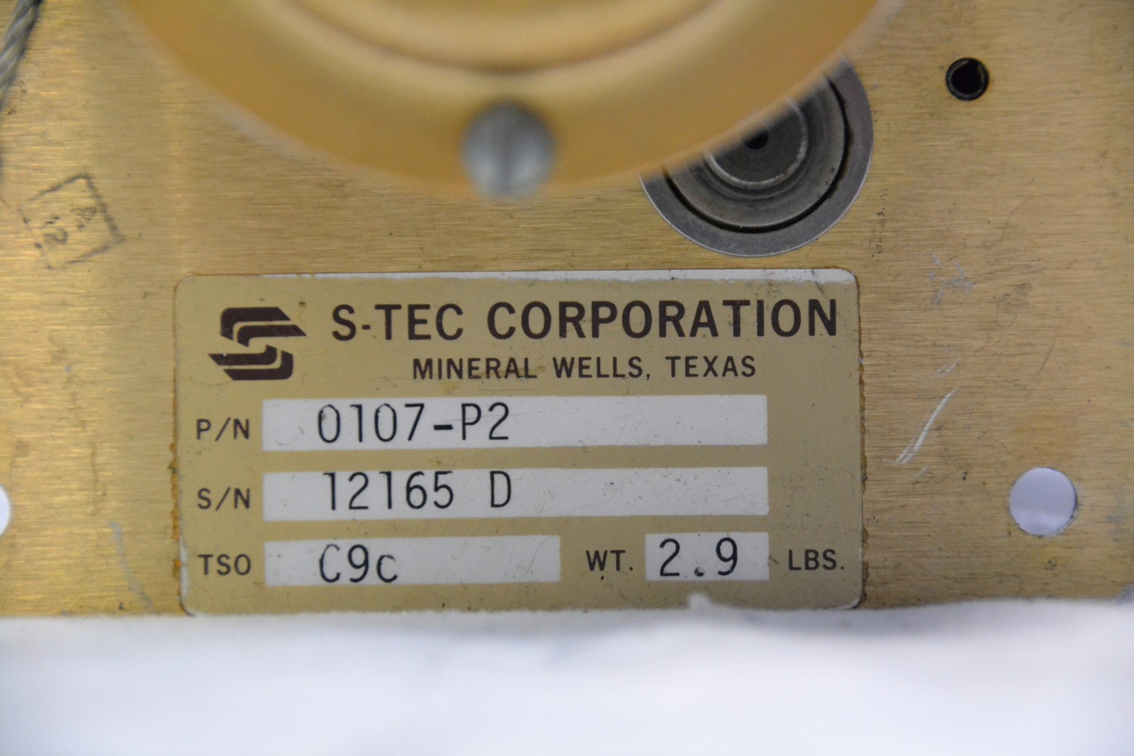 S-TEC Servo P/N 0107-P2