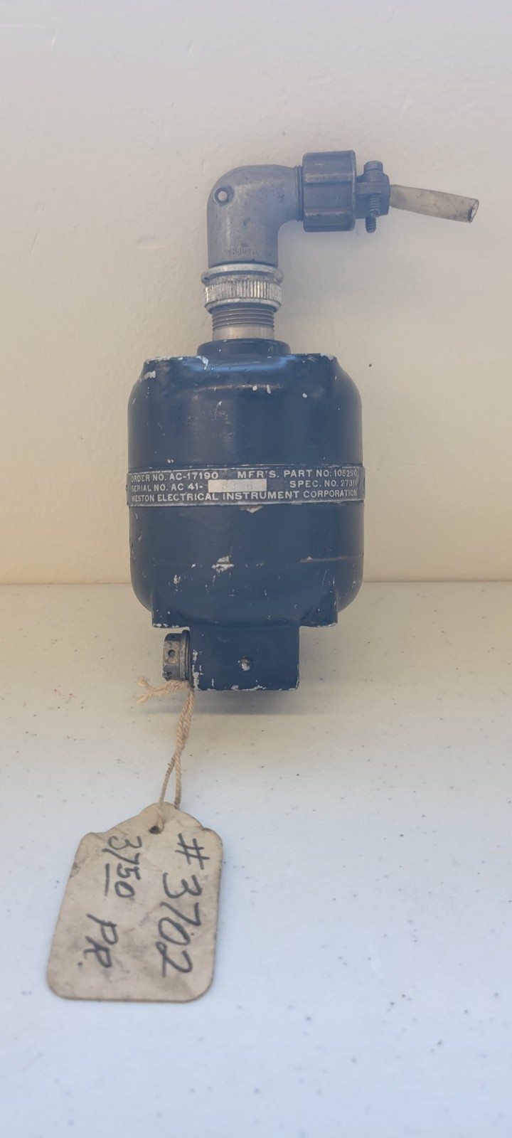 Weston Electrical Instrument Corportation PN: 105290