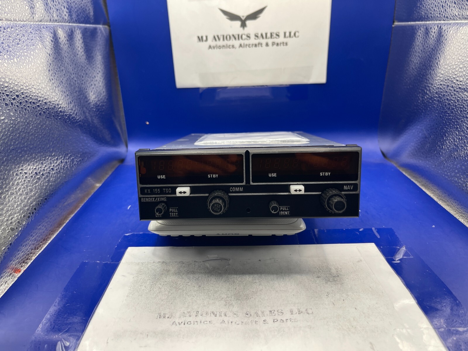 BENDIX/KING KX 155 P/N 069-1024-42 14VDC WITH GLIDE/SLOPE WITH FAA FORM 8130-3