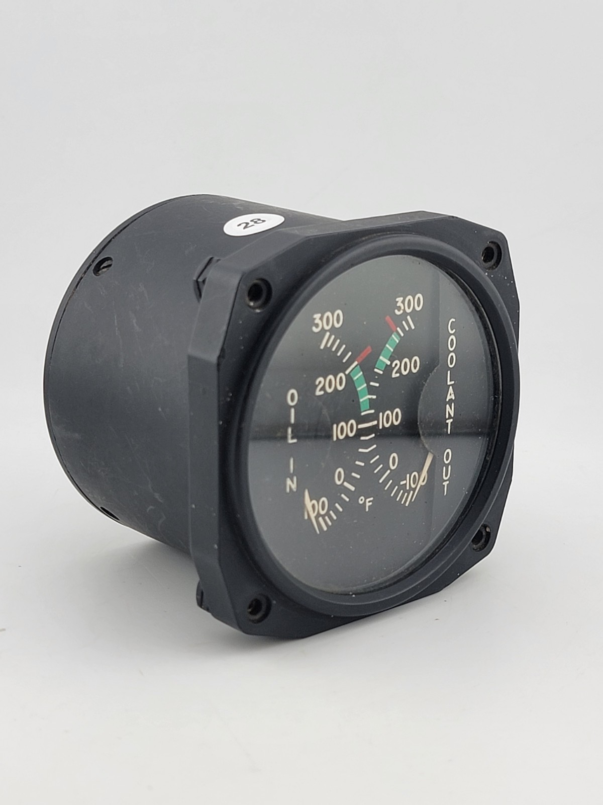 Vintage Unissued Type AN 5795-6 Dual Temperature Guage By Electric Auto Lite Co.