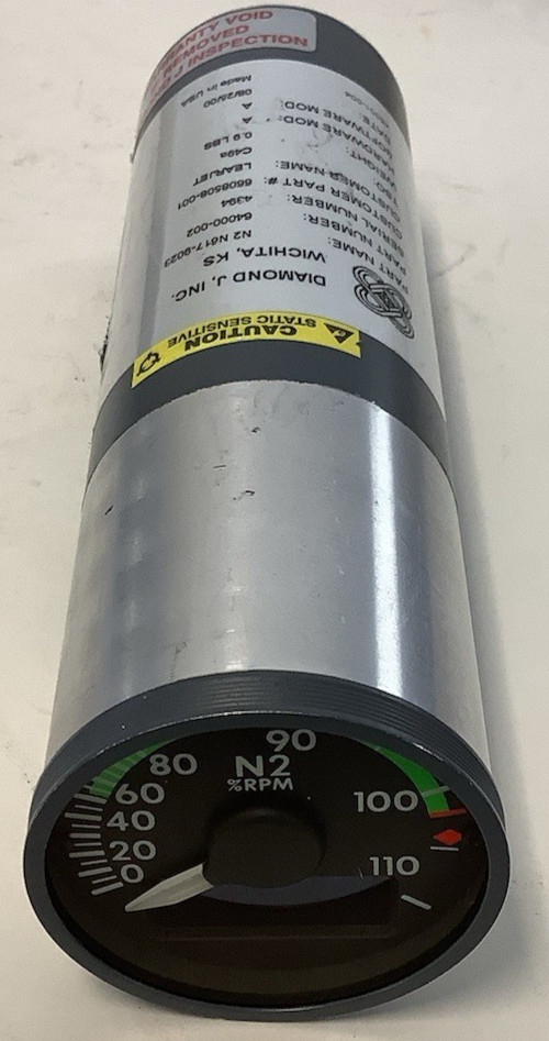 Diamond J Inc N2 N617-9023 Learjet Percent Indicator P/N 64000-002