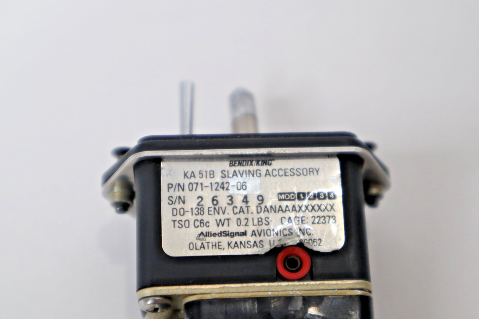 Bendix King KA 51B Slaving Accessory 071-1242-06 with SV Yellow Tag