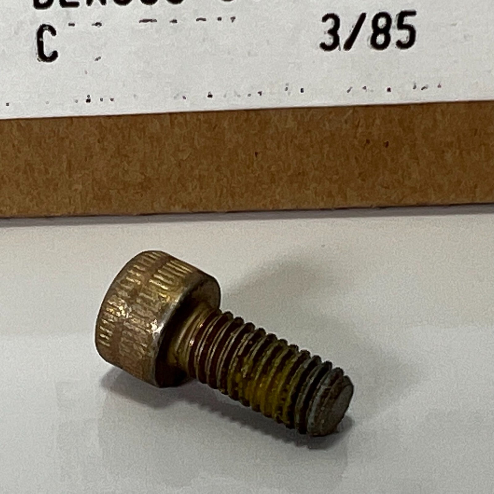 Screw Self Locking 1/2″L Alloy Steel Hex Cap Socket Head Aviation Part Lot 100