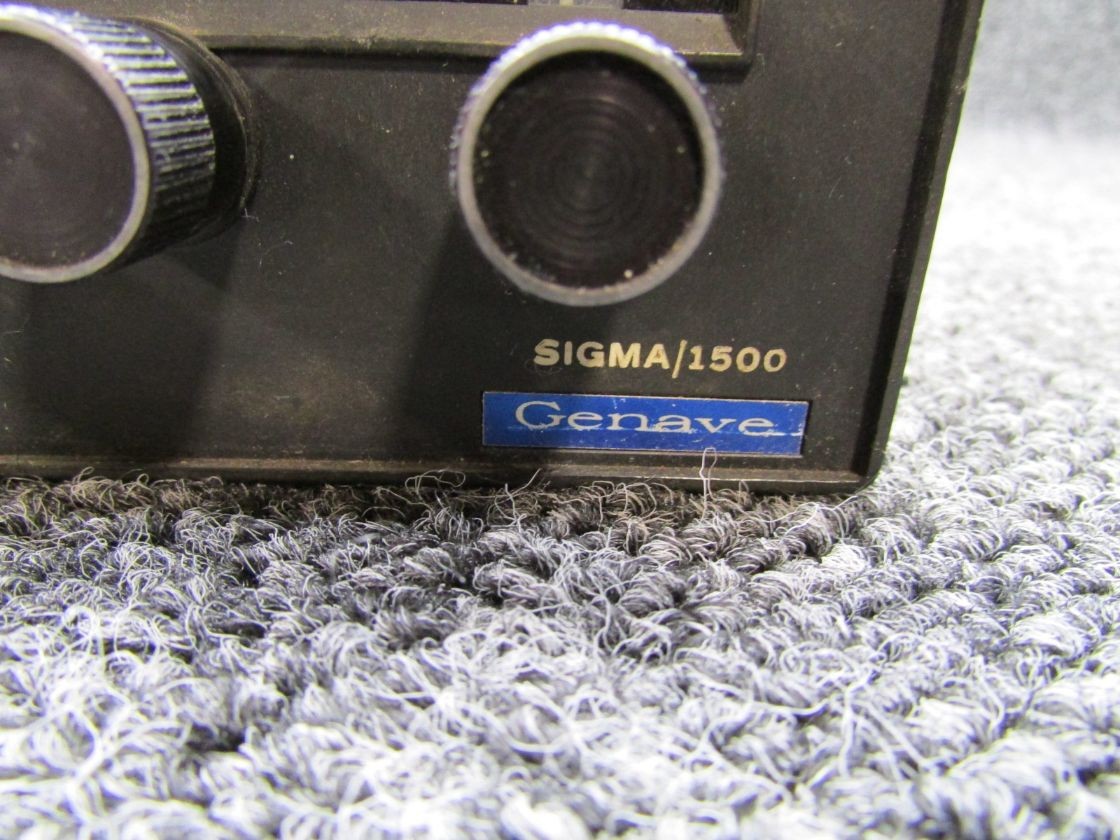 Sigma/1500 Genave Automatic Direction Finder Receiver with Tray