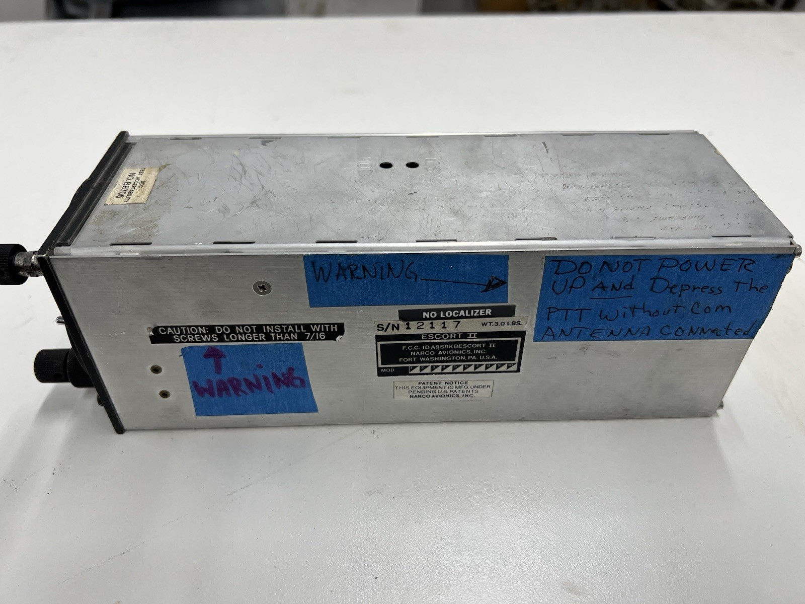 Narco Avionics Escort 11 Nav Com. Looks Good But Untested