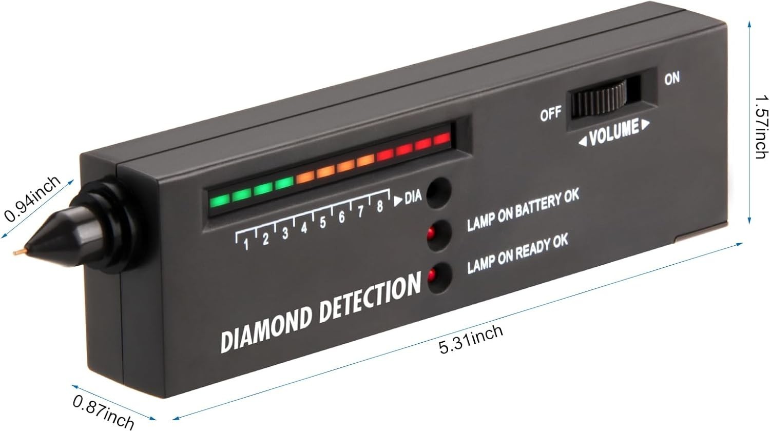 High Accuracy Gold Silver Kit Diamond Tester Precious Metal Testing Kit New