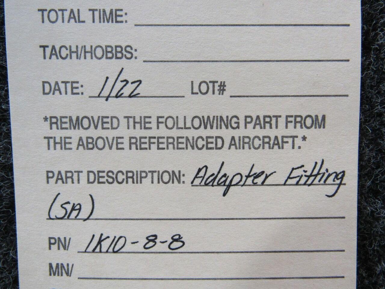 1K10-8-8 Adapter Fitting (SA)