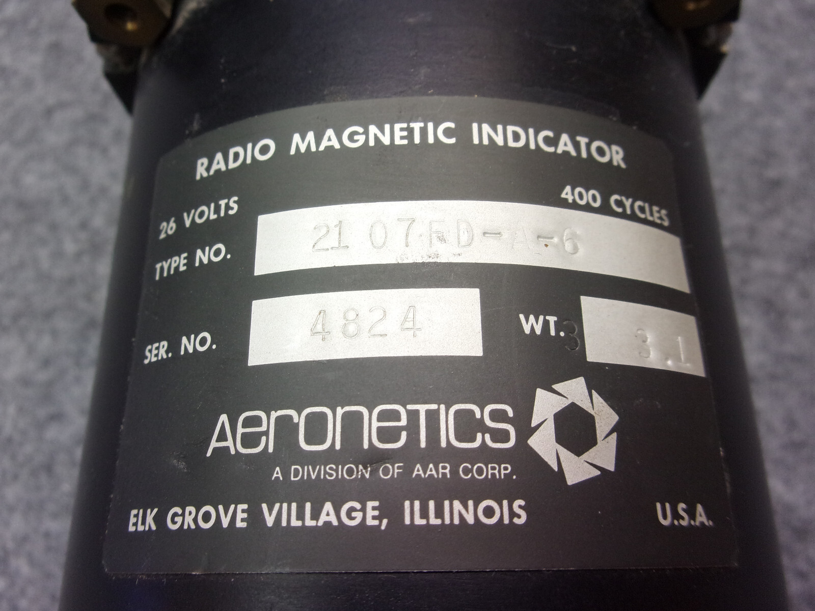 Aeronetics RMI Radio Magnetic Indicator P/N 2107FD-A-6