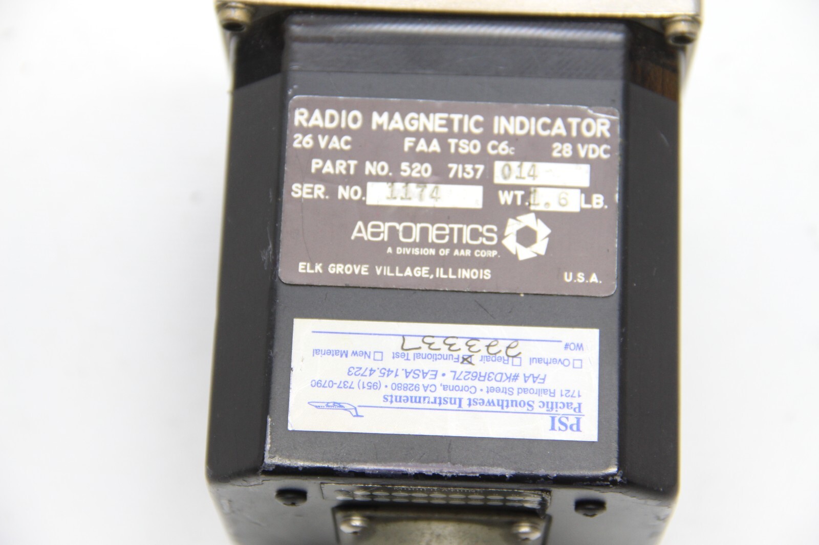 Aeronetics Radio Magnetic Indicator Gauge (28 Volt), P/N: 520-7137-014