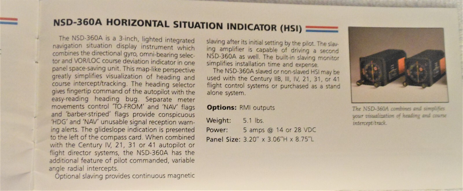 Century Autopilot Flight Director System HSI Yaw Damper 1983 Factory Booklet