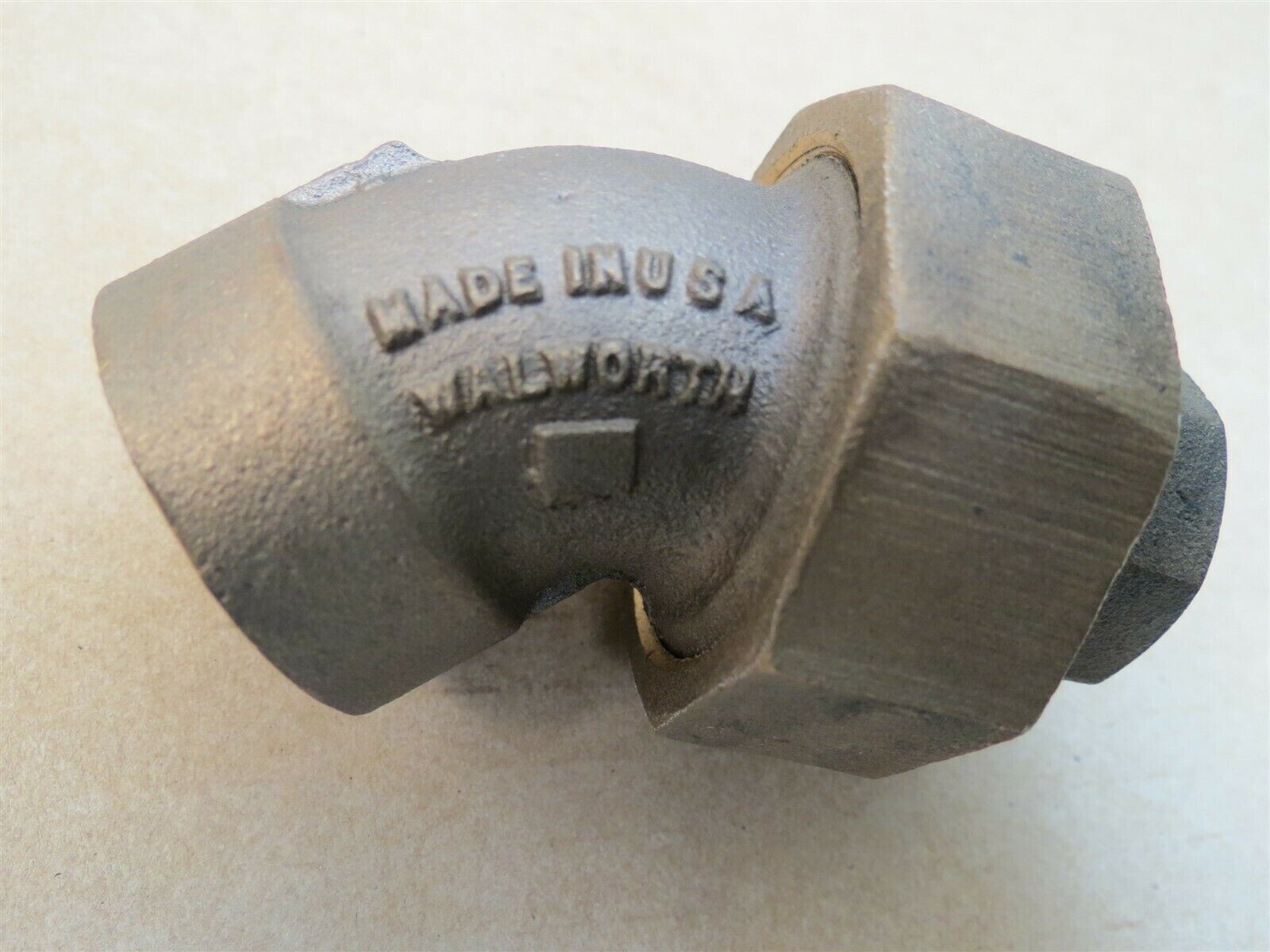 3/4” 45 Degree Brass Union Coupling Walworth Walseal Plumbing Made in USA NEW