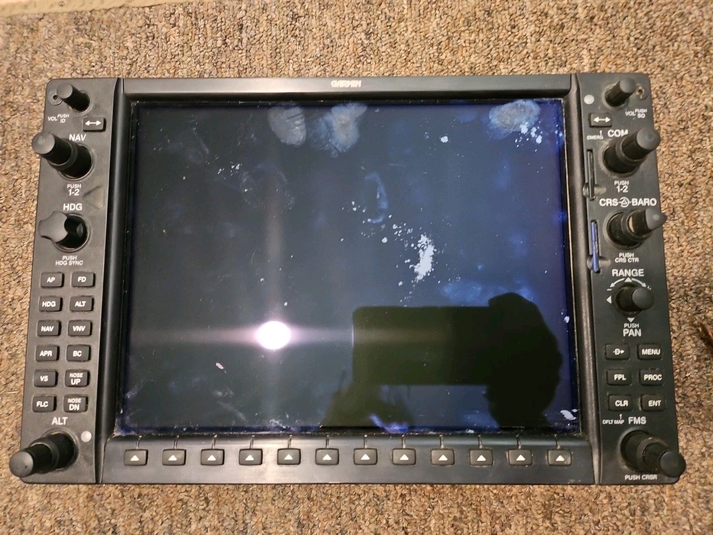 INOP!! Cessna T206H Garmin Multifunction Flight Display GDU1044B PN 011-01274-00