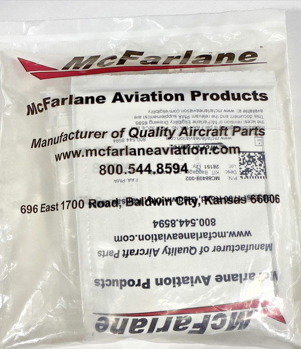 Aircraft PBDL-KT-1 KIT McFarlane Piper Baggage Door Hardware