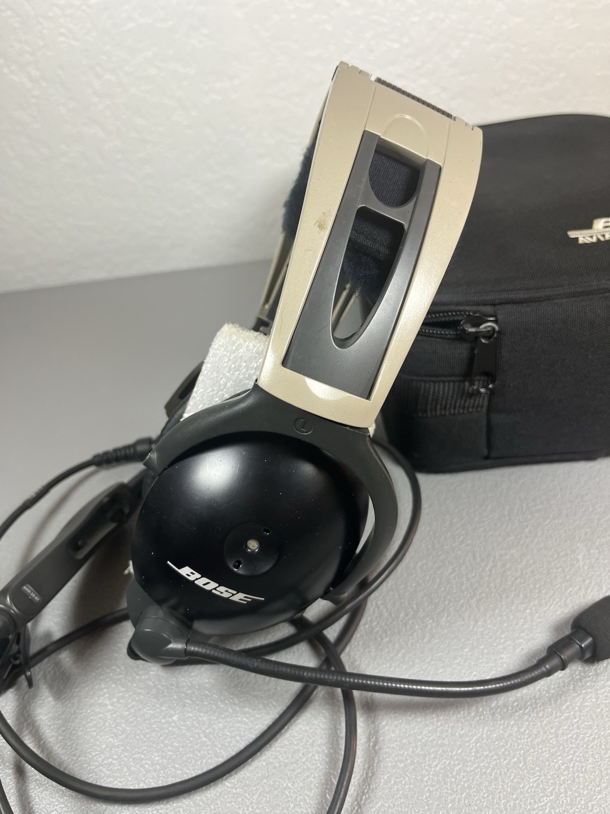 Bose X Aviation A10 Excellent New Covers Headset AHX-34-01