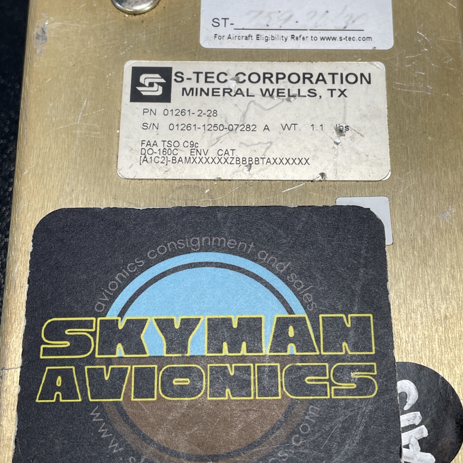 STEC Autopilot Pitch Computer – 01261-2-28 – No Warranty!