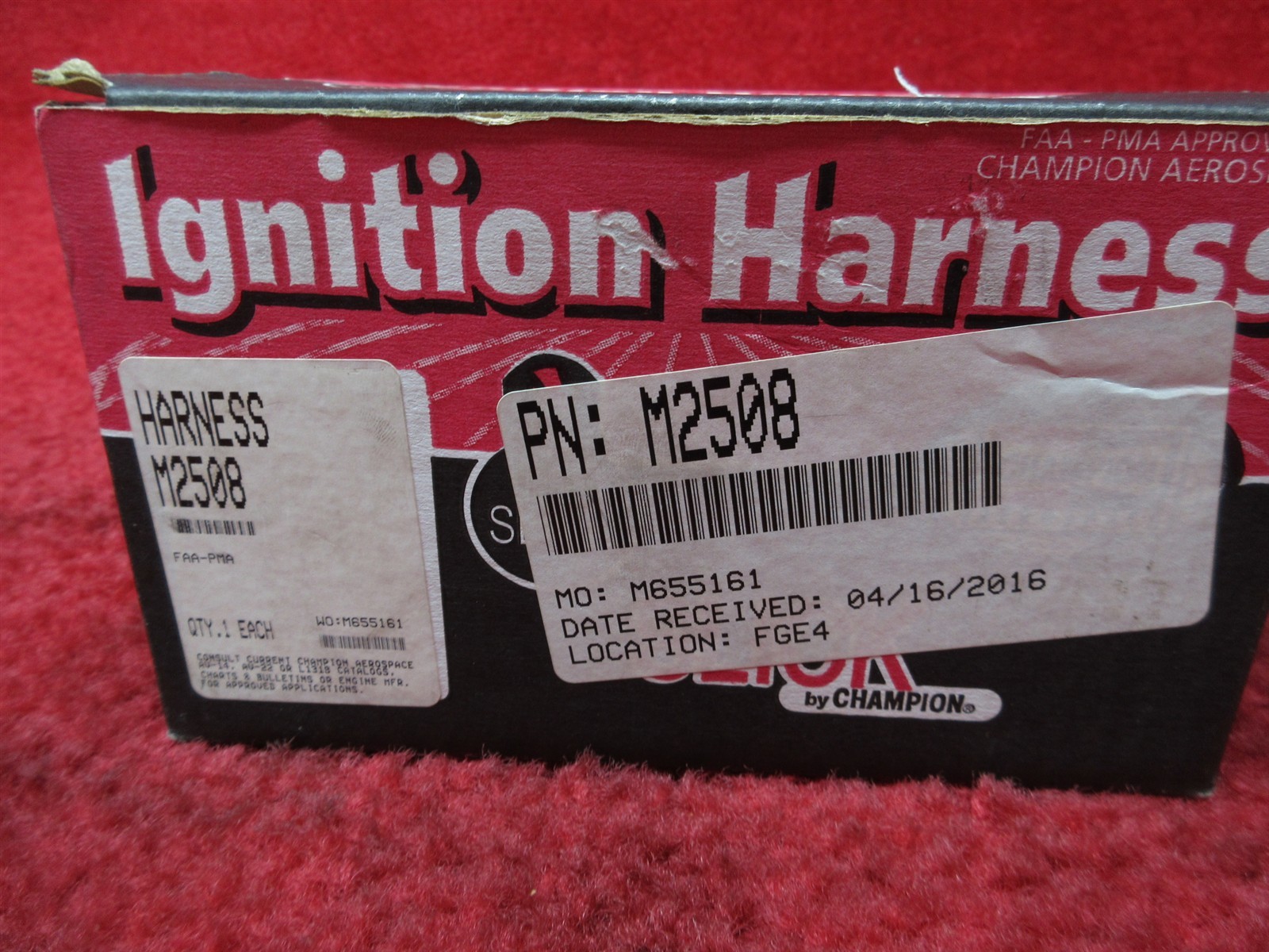 Champion Aerospace Slick Ignition Harness PN M2508, M2507, M2506