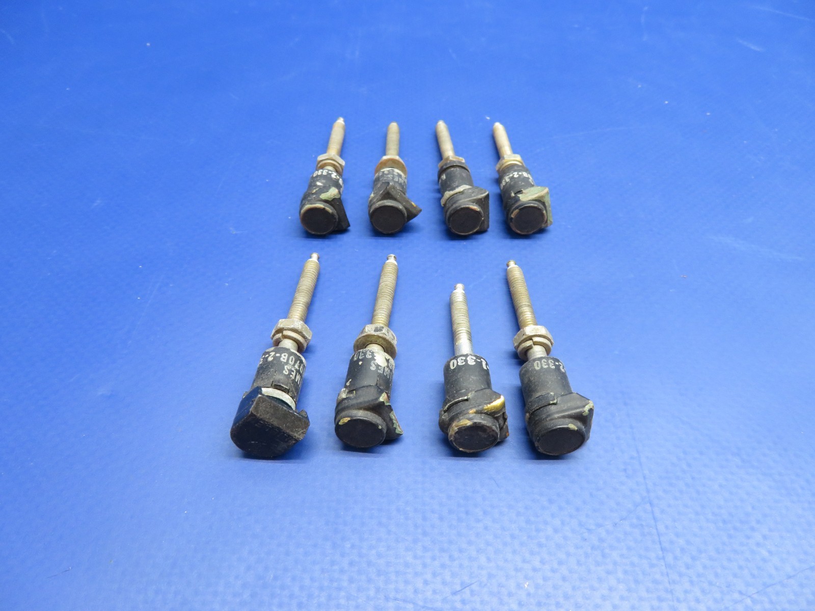 Grimes Instrument Panel Post Lights P/N A-8970B-2-330 LOT OF 8 (0126-1803)