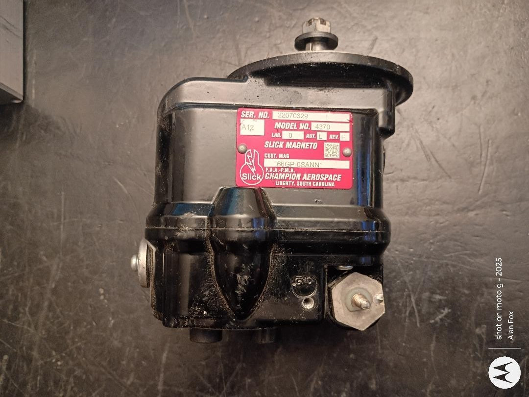 Slick magneto 4370- 500 hours since new in 2022