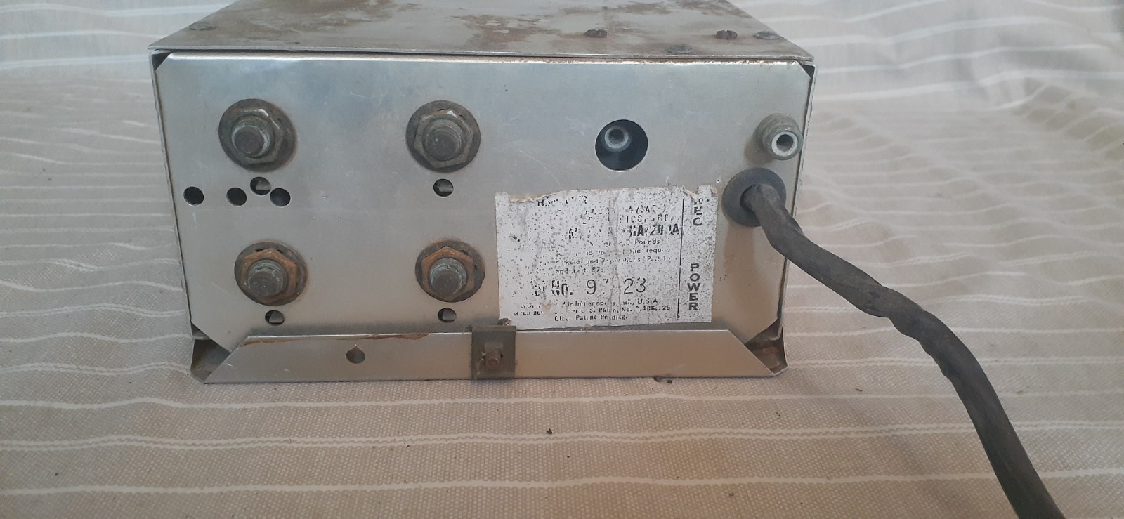 Vintage Genave Alpha/200A Aircraft Navigation & Communications Radio, Untested