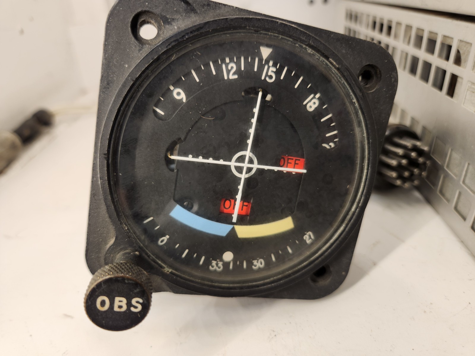 Vintage Narco UDI4 & MK-12A – PLUS IN-525A AIRCRAFT COURSE INDICATOR – Untested