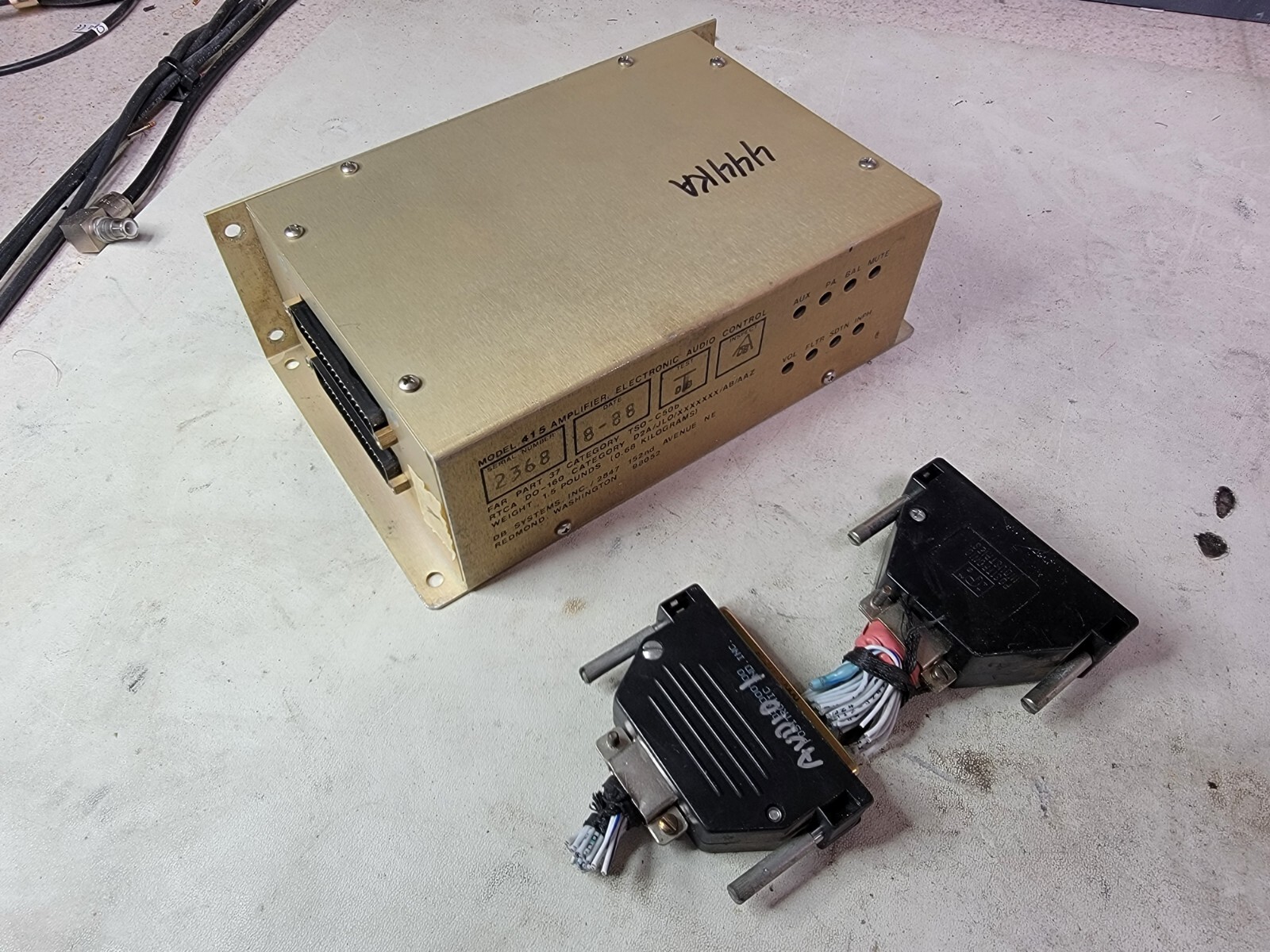 Model 415 DB Systems Electronic Audio Control Amplifier DB415 #B006 *30 Day Ret*