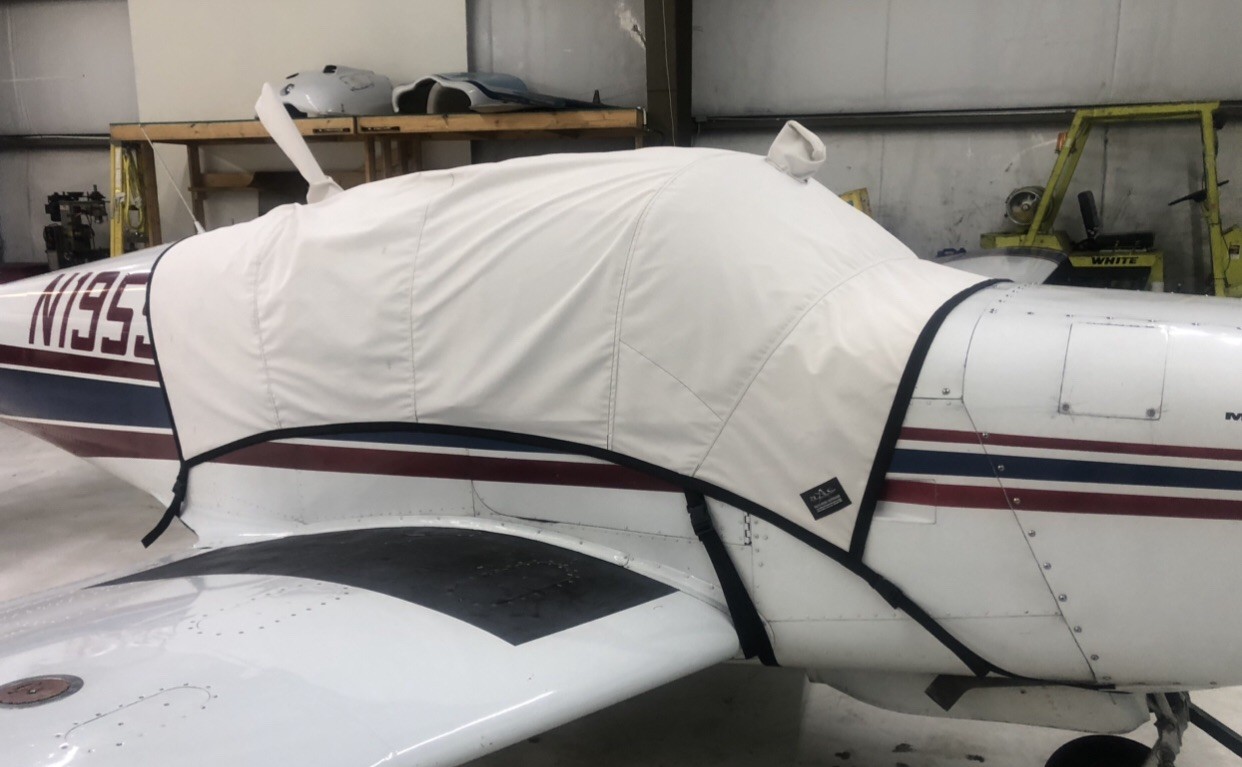 Mooney M20 C, D, and E windshield cover