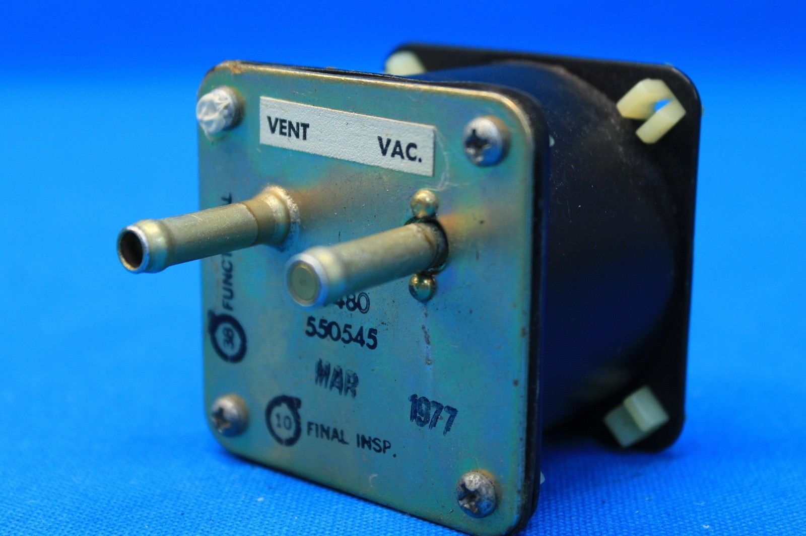 Clean Used Airbourne Mfg Co Aircraft Gyro Suction Gauge P/N 1G10-1 (18219)