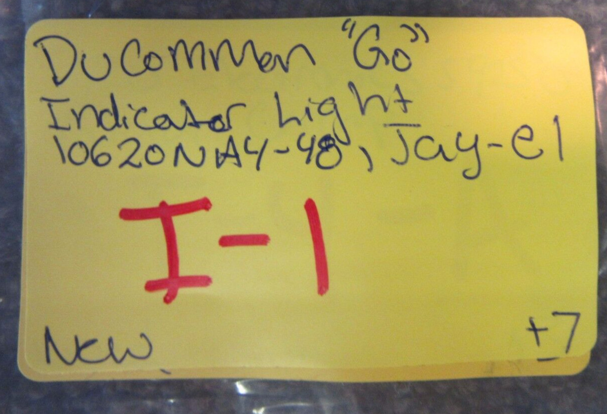 Jay-el Ducommun GO Push Switch Indicator Panel 10620NA4 Aircarft 6210012186046
